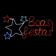 BOAS FESTAS LED MULTICOLOR