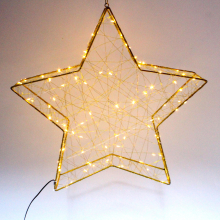 ESTRELA PRATA 90LEDs