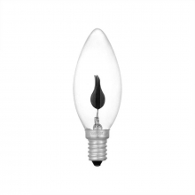 LAMPADA C/ CHAMA DECORATIVA E14