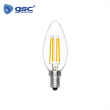 LAMPADA LED CHAMA ORO 3000K