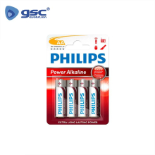 PILHA PHILIPS ALCALINA LR6 AA BL4