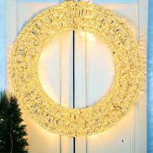 COROA MICROLED 75cm Dia. 6000LED BR.QUENTE+FLASH