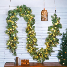 GRINALDA VERDE 270cm 400LED BR.QUENTE